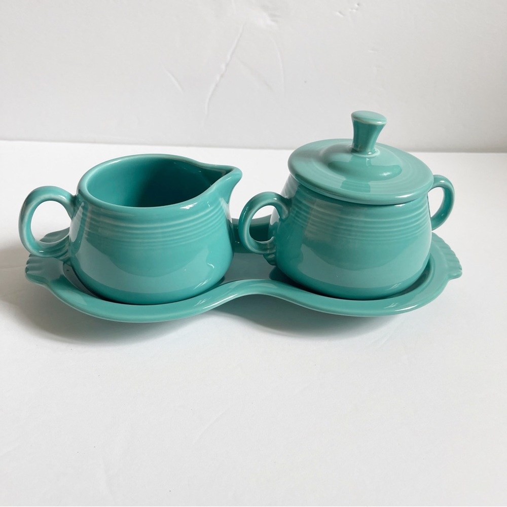Fiesta 3 piece Cream and Sugar Set